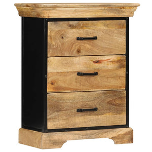 vidaXL Chest of Drawers 60 x 30 x 75 cm Solid Mango Wood