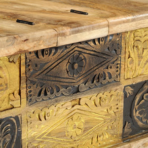 vidaXL Coffee Table 100x50x35 cm Solid Mango Wood