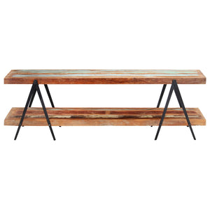 vidaXL TV Cabinet 160x40x50 cm Solid Reclaimed Wood