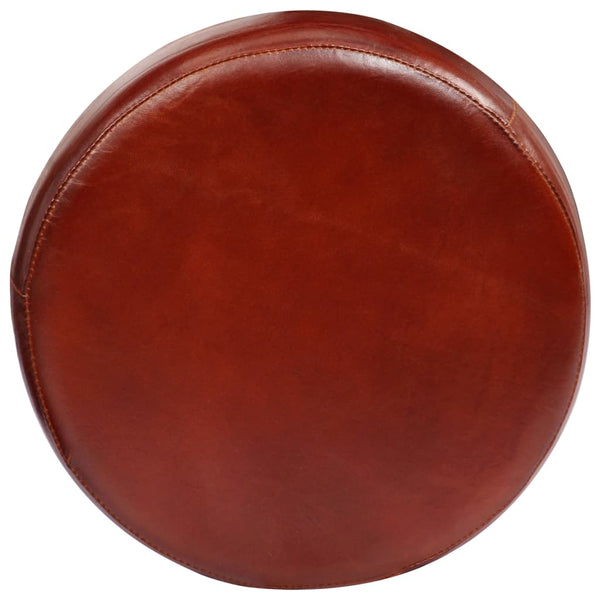 vidaXL Bar Stools 2 pcs. Genuine Leather