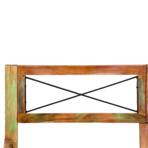 vidaXL Solid Reclaimed Wood Bed Frame without Mattress 140x200 cm