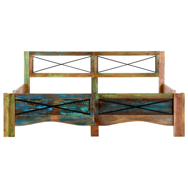 vidaXL Solid Reclaimed Wood Bed 160x200 cm