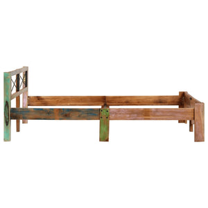 vidaXL Solid Reclaimed Wood Bed 160x200 cm
