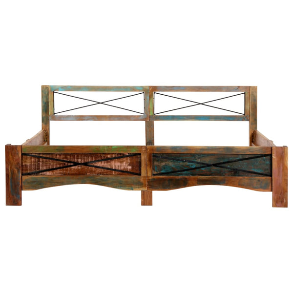 vidaXL Solid Reclaimed Wood Bed 180x200 cm