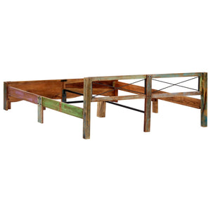vidaXL Solid Reclaimed Wood Bed 180x200 cm