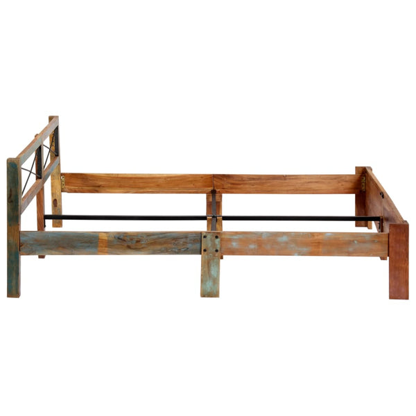 vidaXL Solid Reclaimed Wood Bed 180x200 cm