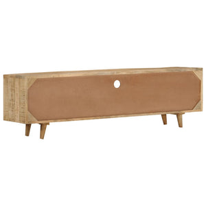 vidaXL TV Cabinet 140x30x40 cm Solid Mango Wood