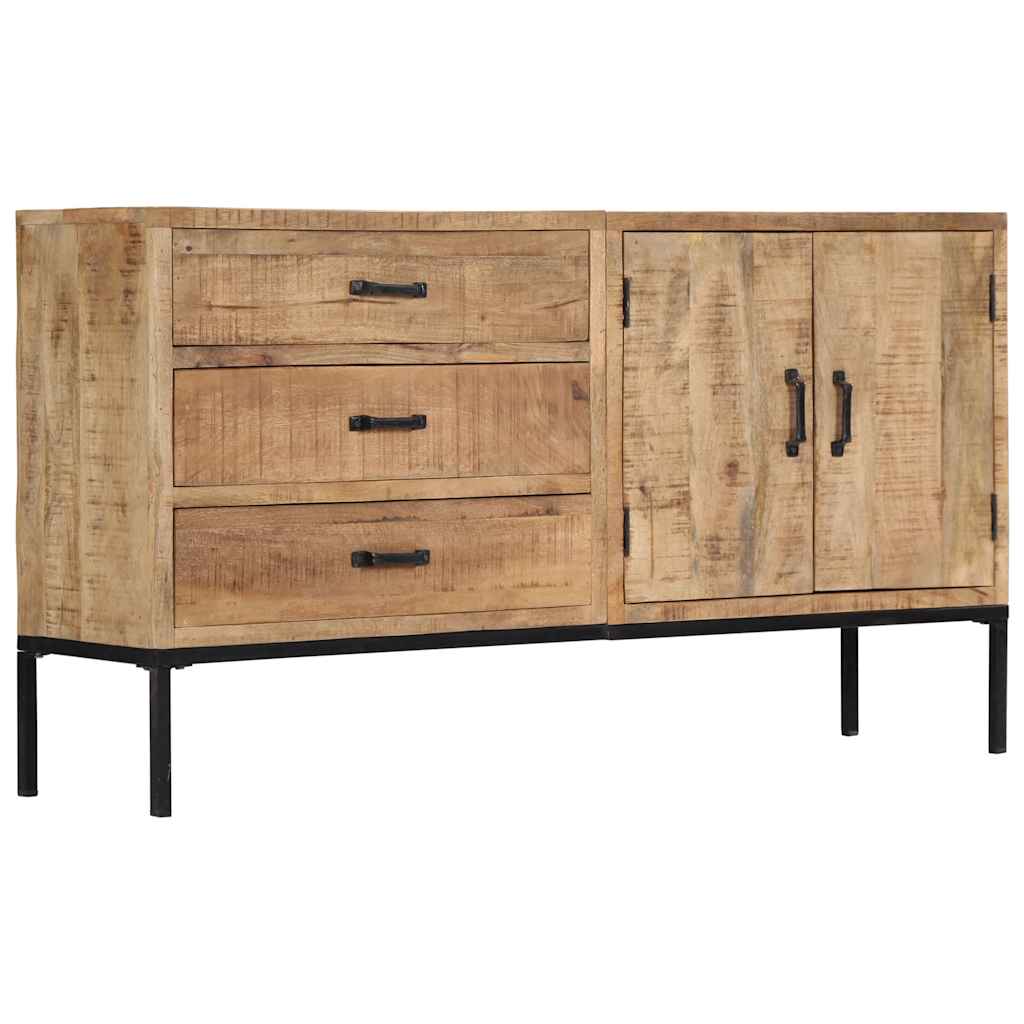 vidaXL Sideboard 140x35x75 cm Solid Mango Wood