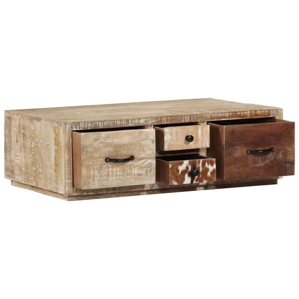 vidaXL Coffee Table 90x60x30 cm Solid Mango Wood
