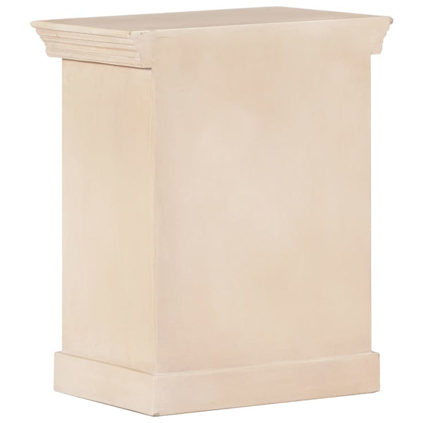 vidaXL Nightstand 40x30x50 cm Solid Mango Wood