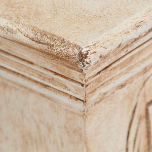 vidaXL Nightstand 40x30x50 cm Solid Mango Wood