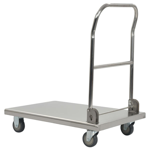 Edelstahl Plattformwagen, 200 kg