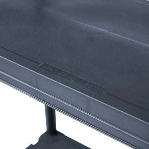 vidaXL Storage Shelves 5 pcs. Black 60 x 30 x 138 cm Plastic