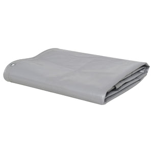 vidaXL Tarpaulin 650 g/m² 1.5 x 10 m Grey
