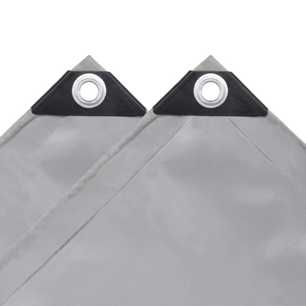 vidaXL Tarpaulin 650 g/m² 1.5 x 10 m Grey