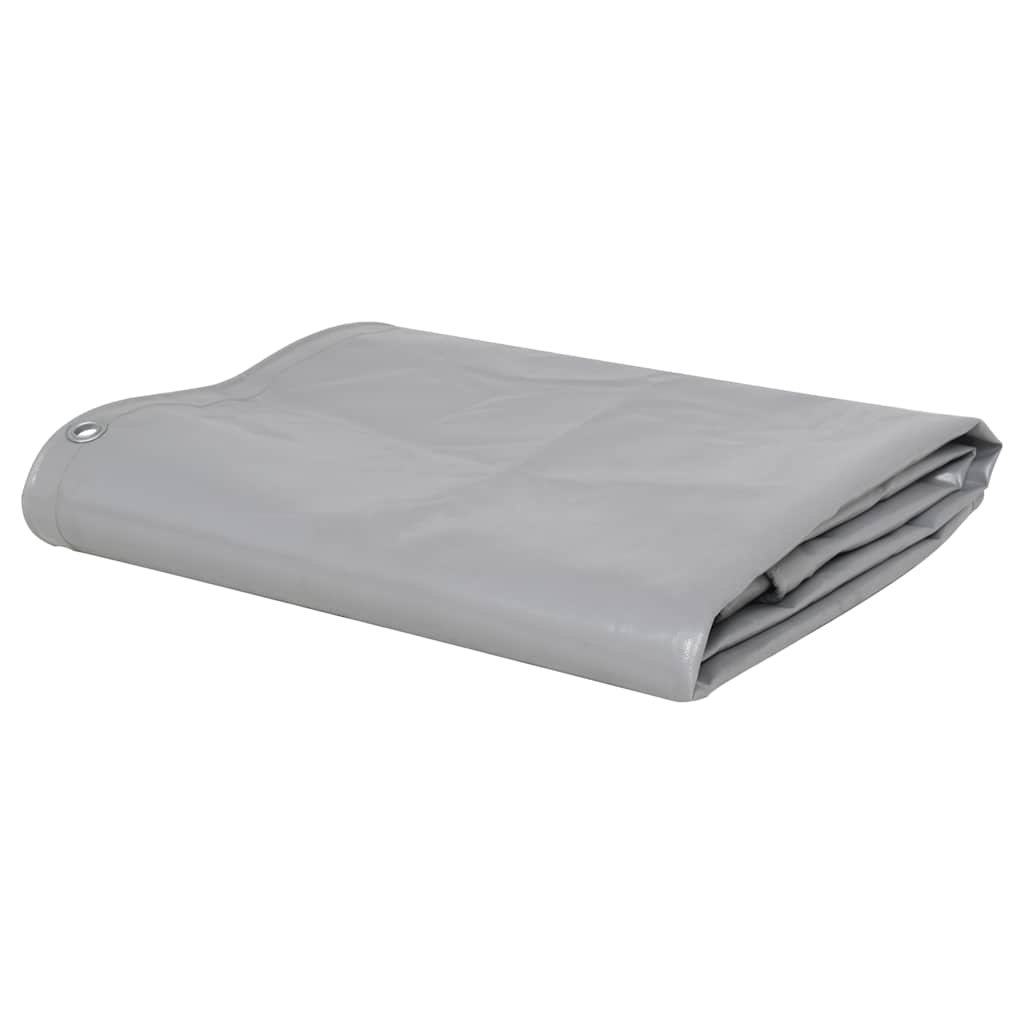 vidaXL Tarpaulin 650 g/m² 1.5 x 20 m Grey