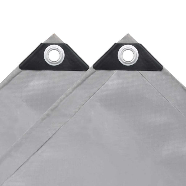 vidaXL Tarpaulin 650 g/m² 1.5 x 20 m Grey