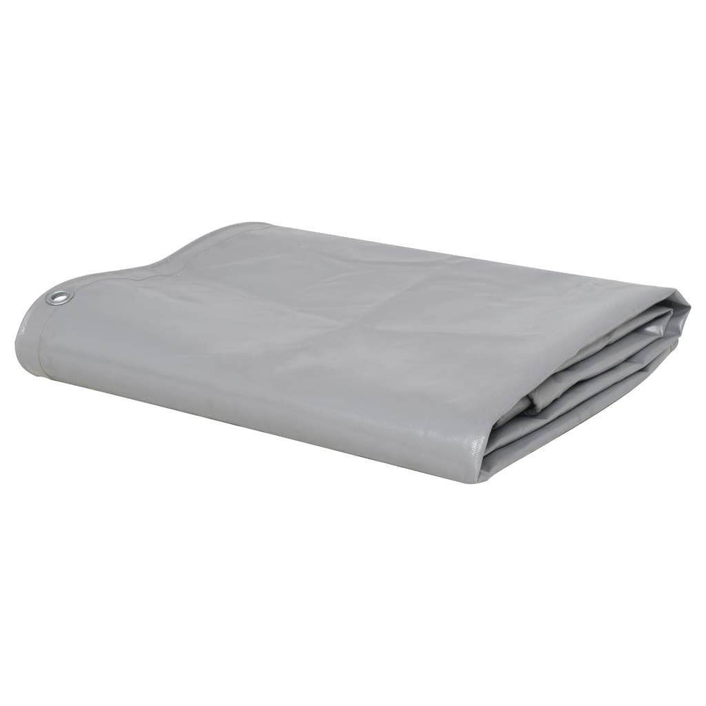 vidaXL Tarpaulin 650 gsm 2.5 x 3.5 m Grey