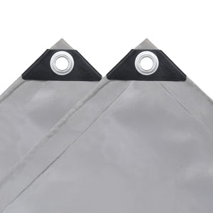 vidaXL Tarpaulin 650 gsm 2.5 x 3.5 m Grey