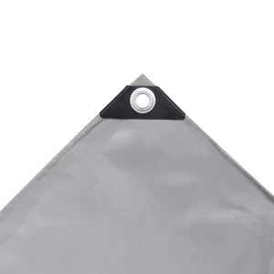 vidaXL Tarpaulin 650 g/m² 3.5 x 5 m Grey