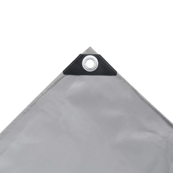 vidaXL Tarpaulin 650 g/m² 3.5 x 5 m Grey