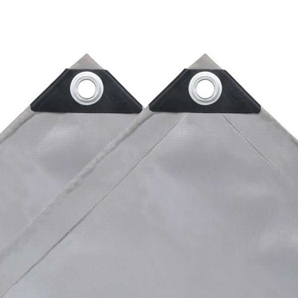 vidaXL Tarpaulin 650 g/m² 3.5 x 5 m Grey