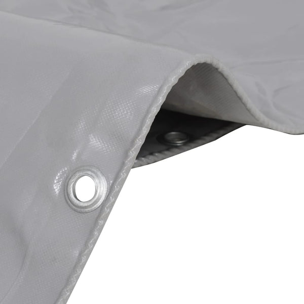 vidaXL Tarpaulin 650 g/m² 5 x 6 m Grey