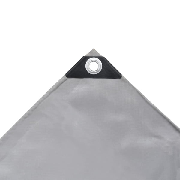 vidaXL Tarpaulin 650 g/m² 5 x 6 m Grey