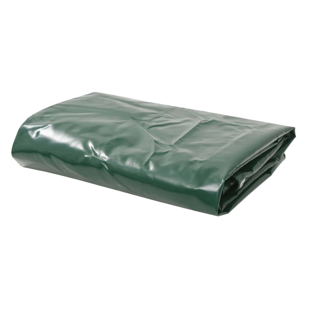 vidaXL Tarpaulin 650 gsm 1.5 x 6 m Green