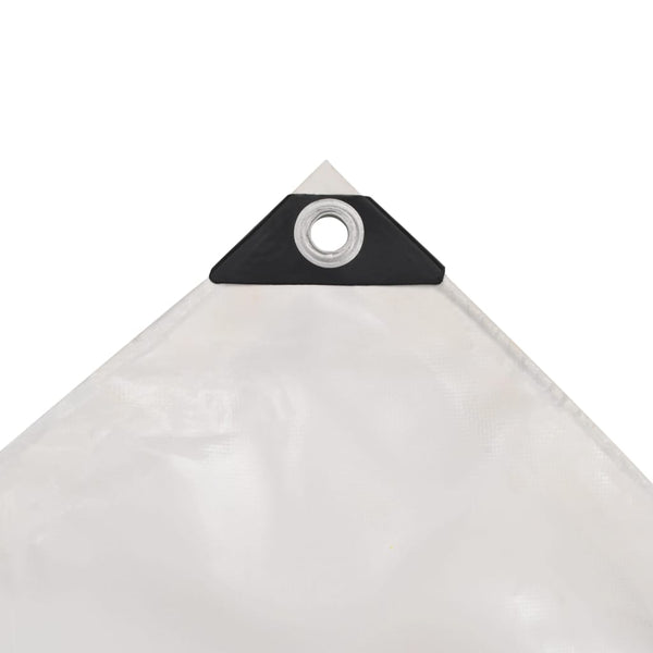 vidaXL Tarpaulin 650 g/m² 1.5 x 6 m White