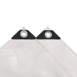 vidaXL Tarpaulin 650 g/m² 1.5 x 6 m White