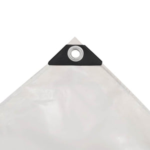 vidaXL Tarpaulin 650 g/m² 1.5 x 20 m White