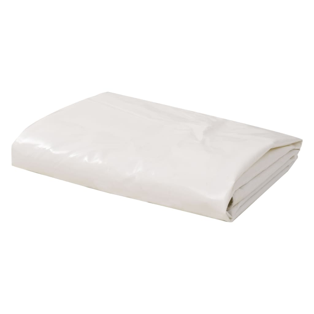 vidaXL Tarpaulin 650 g/m² 3.5 x 5 m White