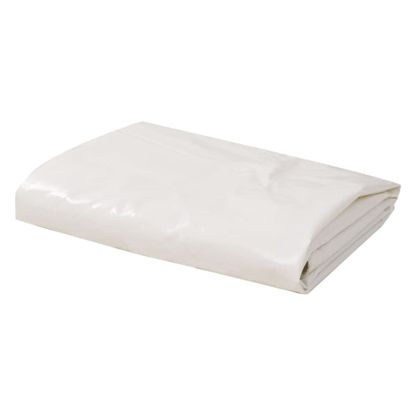 vidaXL Tarpaulin 650 g/m² 3.5 x 5 m White