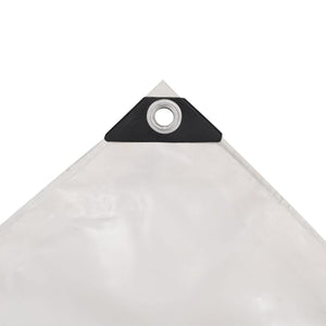 vidaXL Tarpaulin 650 g/m² 3.5 x 5 m White