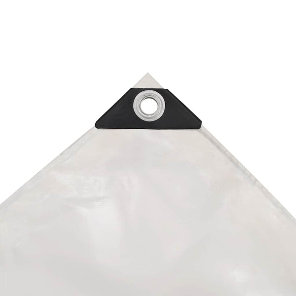 vidaXL Tarpaulin 650 gsm 5 x 6 m White