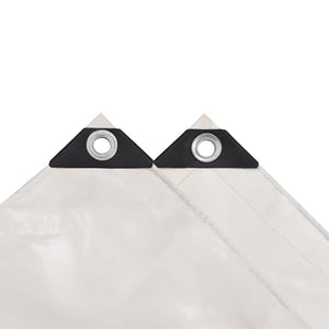 vidaXL Tarpaulin 650 gsm 5 x 6 m White