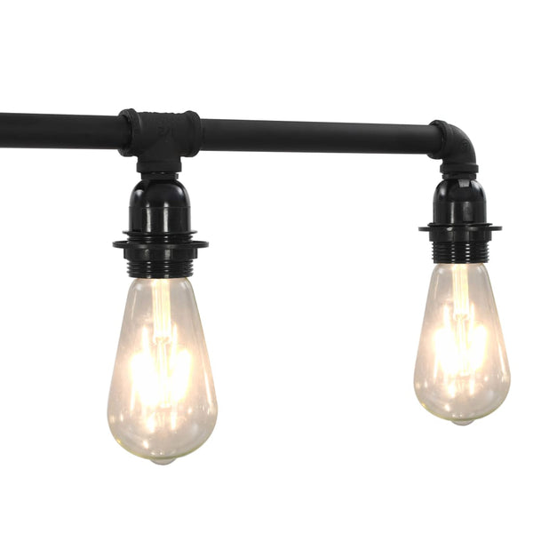 vidaXL Ceiling Lamp Black 5 x E27 Sockets