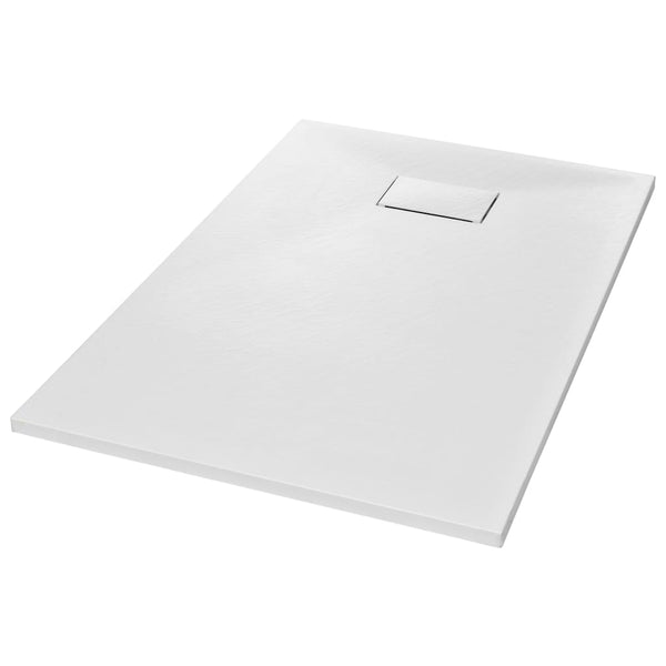 vidaXL Shower Tray SMC White 120x70 cm