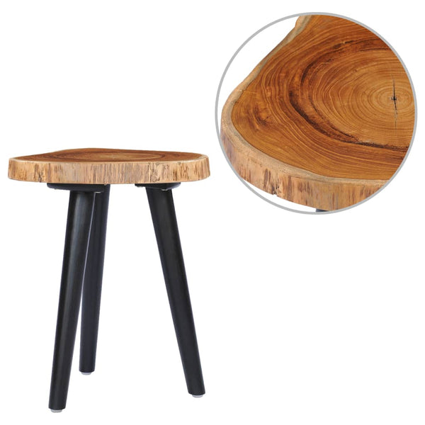 vidaXL Coffee Table 40 x 45 cm Solid Teak