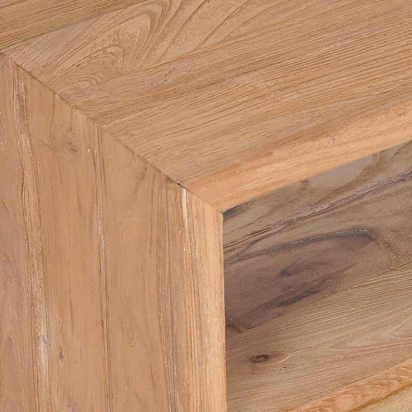 vidaXL TV Cabinet 90x30x40 cm Solid Teak Wood