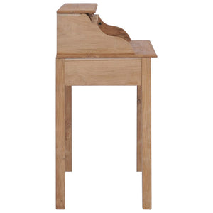 vidaXL Desk 90x50x100 cm Solid Teak Wood