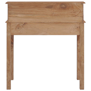 vidaXL Desk 90x50x100 cm Solid Teak Wood