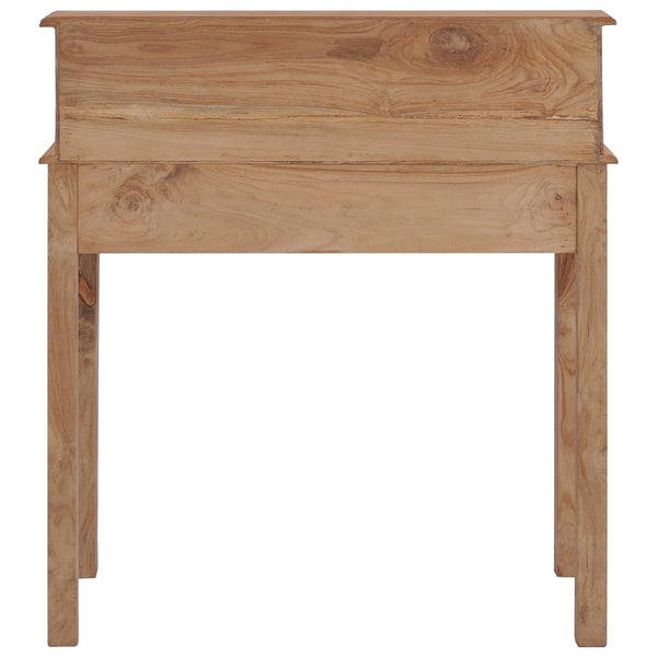 vidaXL Desk 90x50x100 cm Solid Teak Wood