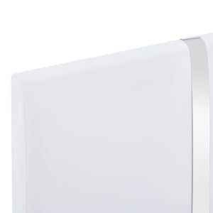 vidaXL Bed Frame White Faux Leather 90x200 cm
