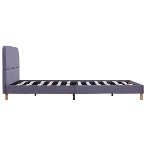 vidaXL Bed Frame Light Gray Fabric 140x200 cm