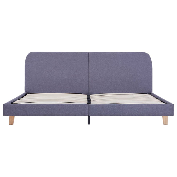 vidaXL Bed Frame Light Gray Fabric 180x200 cm