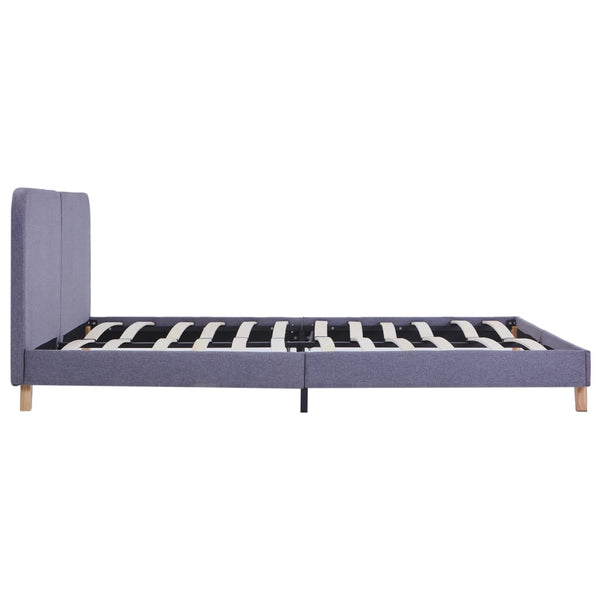 vidaXL Bed Frame Light Gray Fabric 180x200 cm
