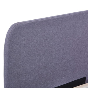 vidaXL Bed Frame Light Gray Fabric 180x200 cm