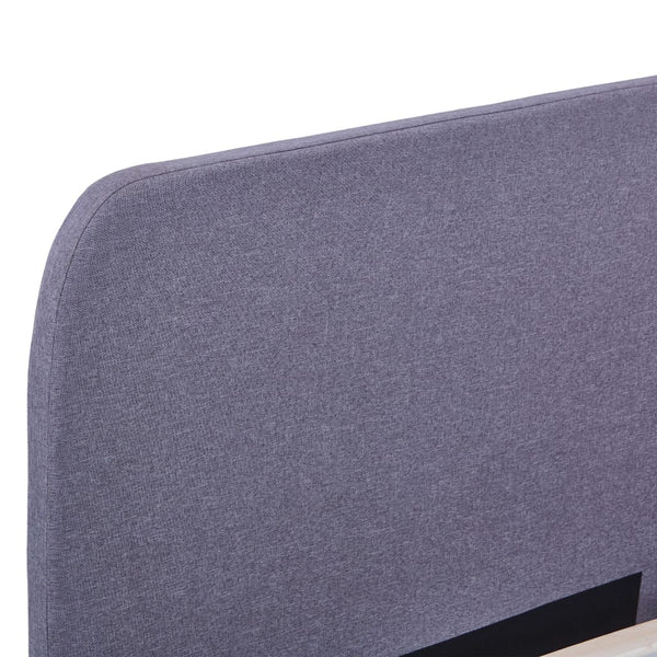 vidaXL Bed Frame Light Gray Fabric 180x200 cm